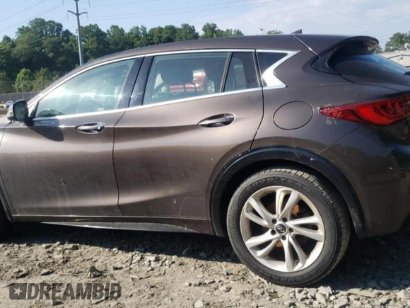 2017 Infiniti QX30 Sport with VIN SJKCH5CP6HA019201, listed as a Copart auction lot 56430684 with 126,604 mi miles and Non Repairable. Bid and sale history available at carsss.com. Image 2.