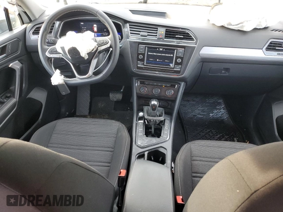 2023 Volkswagen Tiguan S with VIN 3VVRB7AX3PM016983, listed as a Copart auction lot 85617494 with 35,500 mi miles and Salvage title. Bid and sale history available at DreamBid. Image 8.