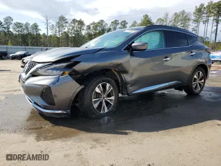 2020 Nissan Murano SV with VIN 5N1AZ2BS1LN122535, listed as a Copart auction lot 43111555 with 80,785 mi miles and Salvage Title. Bid and sale history available at carsss.com. Image 1.