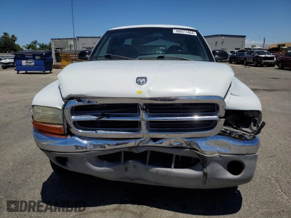 1997 Dodge Dakota with VIN 1B7GL23X5VS259430, listed as a Copart auction lot 60977464 with 255,321 mi miles and Salvage Title. Bid and sale history available at carsss.com. Image 5.