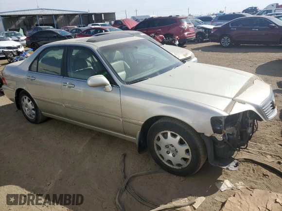 2003 Acura RL w/Navigation System with VIN JH4KA96653C001216, listed as a Copart auction lot 75018234 with 156,915 mi miles and Salvage Title. Bid and sale history available at carsss.com. Image 4.