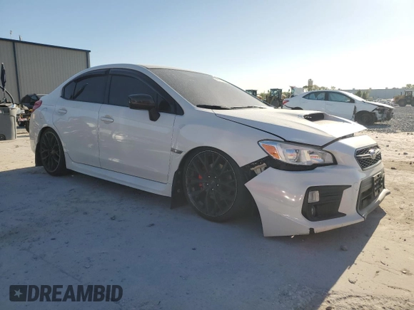 2018 Subaru WRX with VIN JF1VA1A61J9830520, listed as a Copart auction lot 48977945 with 112,524 mi miles and Salvage Title. Bid and sale history available at carsss.com. Image 4.