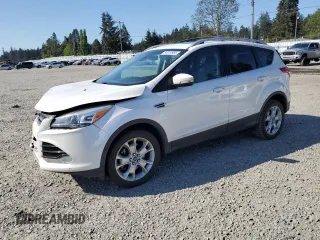 2016 Ford Escape Titanium with VIN 1FMCU9JX5GUC44579, listed as a Copart auction lot 54974965 with 113,776 mi miles and Salvage Title. Bid and sale history available at DreamBid. Image 1.