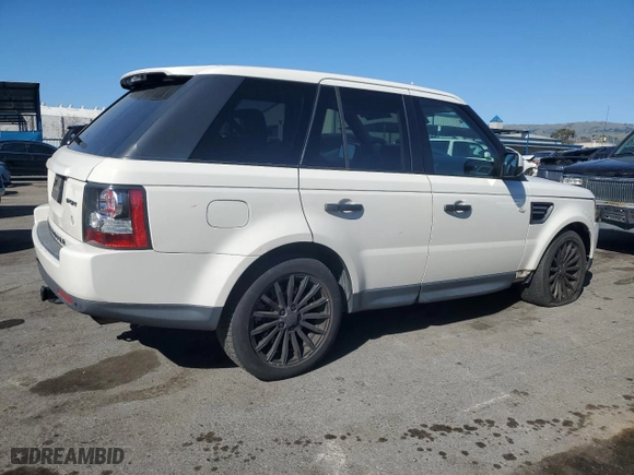 2010 Land Rover Range Rover Sport HSE with VIN SALSF2D43AA230460, listed as a Copart auction lot 47127845 with 156,504 mi miles and Salvage Title. Bid and sale history available at carsss.com. Image 3.