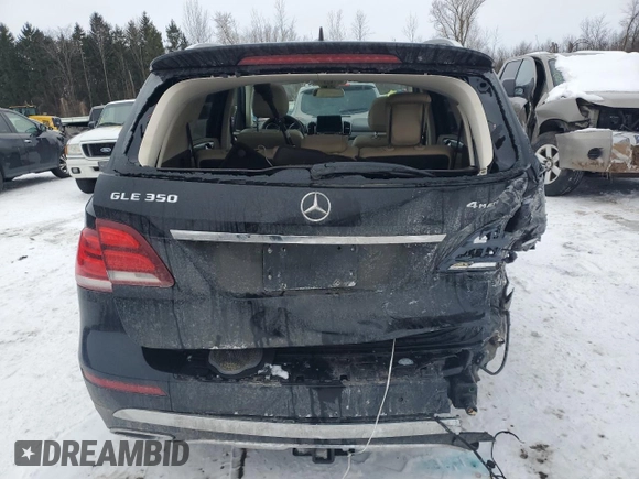 2018 Mercedes-Benz GLE 350 with VIN 4JGDA5HB3JB095365, listed as a Copart auction lot 44522085 with 72,424 mi miles and Salvage Title. Bid and sale history available at DreamBid. Image 6.