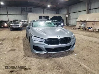 2023 BMW 8 Series 840i with VIN WBAGV2C06PCM19659, listed as a Copart auction lot 44528285 with 0 mi miles and Salvage Title. Bid and sale history available at carsss.com. Image 10.