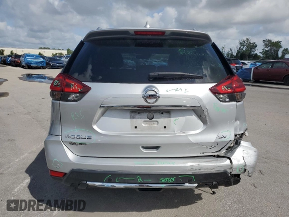 2020 Nissan Rogue SV with VIN KNMAT2MT6LP517164, listed as a Copart auction lot 59956495 with 92,850 mi miles and Non repairable. Bid and sale history available at DreamBid. Image 6.