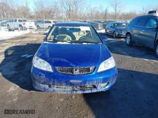 2005 Honda Civic Cpe EX with VIN 1HGEM22985L024930, listed as a IAAI auction lot 41640124 with 110,339 mi miles. Bid and sale history available at carsss.com. Image 12.