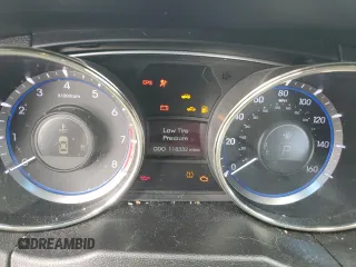 2012 Hyundai Sonata Limited z VIN 5NPEC4AB1CH365296, wystawiony jako Copart lot #58725255 z przebiegiem 118 332 mil mil oraz Szkoda całkowita • Salvage title. Historia ofert i sprzedaży dostępna na DreamBid. Obrazek 9.