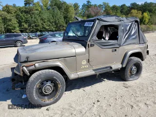 1990 Jeep Wrangler with VIN 2J4FY49T7LJ508878, listed as a Copart auction lot 75192564 with 135,963 mi miles and Salvage title. Bid and sale history available at DreamBid. Image 1.