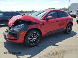 2023 Porsche Macan with VIN WP1AA2A54PLB07597, listed as a Copart auction lot 64077345 with 50,704 mi miles and Salvage title. Bid and sale history available at DreamBid. Image 1.