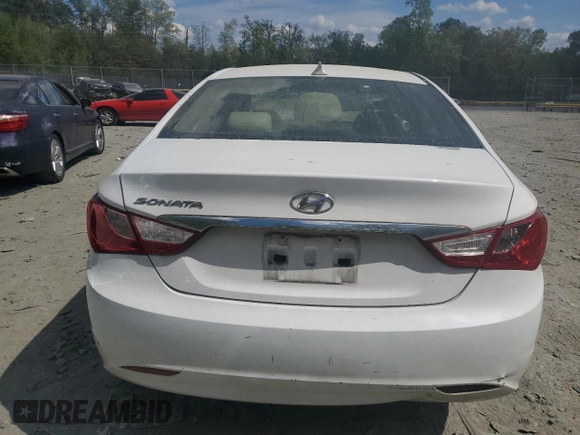 2013 Hyundai Sonata GLS with VIN 5NPEB4AC1DH803019, listed as a Copart auction lot 54192145 with 166,456 mi miles and Salvage Title. Bid and sale history available at carsss.com. Image 6.