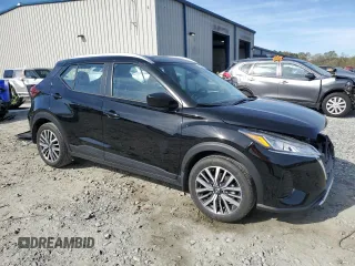 2024 Nissan Kicks SV with VIN 3N1CP5CV0RL525379, listed as a Copart auction lot 50521115 with 32,609 mi miles and Salvage Title. Bid and sale history available at DreamBid. Image 4.