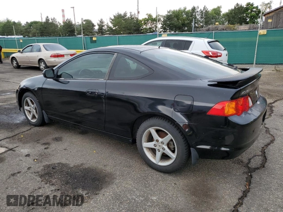 2002 Acura RSX Type S with VIN JH4DC53062C024756, listed as a Copart auction lot 65296325 with 187,957 mi miles and Clean title. Bid and sale history available at DreamBid. Image 2.