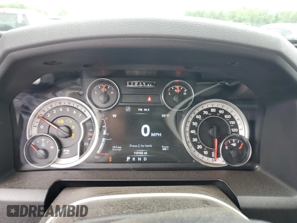 2015 Ram 1500 Big Horn with VIN 1C6RR7GT3FS596165, listed as a Copart auction lot 59614425 with 115,162 mi miles and Salvage title. Bid and sale history available at DreamBid. Image 9.