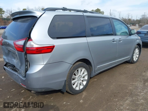 2016 Toyota Sienna Limited with VIN 5TDDK3DC1GS140440, listed as a IAAI auction lot 41658777 with 131,692 mi miles and . Bid and sale history available at DreamBid. Image 4.