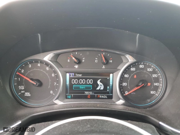 2018 Chevrolet Equinox Premier with VIN 2GNAXMEV3J6261540, listed as a Copart auction lot 50019515 with 76,519 mi miles and Salvage Title. Bid and sale history available at carsss.com. Image 9.