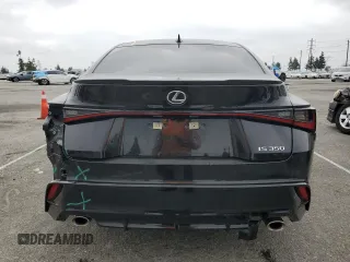 2023 Lexus IS 350 F Sport with VIN JTHGZ1B21P5069896, listed as a Copart auction lot 50947125 with 13,980 mi miles and Salvage title. Bid and sale history available at DreamBid. Image 6.