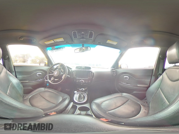 2014 Kia Soul + with VIN KNDJX3A50E7043571, listed as a Copart auction lot 53580215 with Not Provided miles and Salvage Title. Bid and sale history available at DreamBid. Image 14.