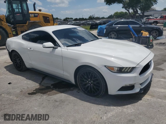 2015 Ford Mustang V6 with VIN 1FA6P8AM0F5350767, listed as a Copart auction lot 59239465 with 109,097 mi miles and Salvage title. Bid and sale history available at DreamBid. Image 4.