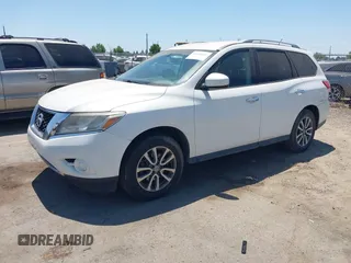 2013 Nissan Pathfinder Platinum with VIN 5N1AR2MM9DC661478, listed as a IAAI auction lot 42658641 with 183,913 mi miles and . Bid and sale history available at DreamBid. Image 2.