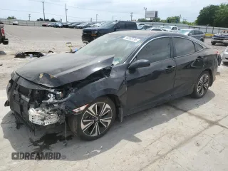 2016 Honda Civic EX-L with VIN 19XFC1F7XGE013092, listed as a Copart auction lot 58063135 with 155,436 mi miles and Salvage title. Bid and sale history available at DreamBid. Image 1.