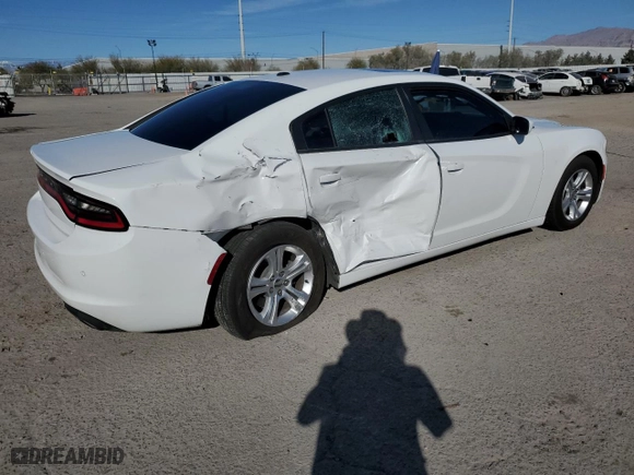 2019 Dodge Charger SXT with VIN 2C3CDXBG0KH661048, listed as a Copart auction lot 46735705 with NaN miles and Salvage Title. Bid and sale history available at carsss.com. Image 3.