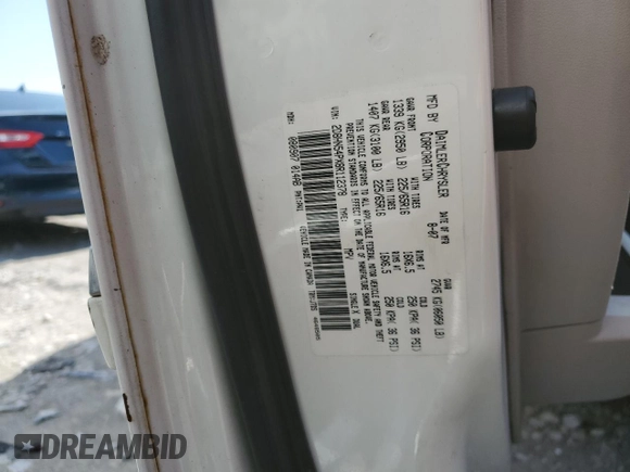 2008 Dodge Grand Caravan SXT with VIN 2D8HN54PX8R112378, listed as a Copart auction lot 51590545 with 199,169 mi miles and Salvage Title. Bid and sale history available at DreamBid. Image 13.