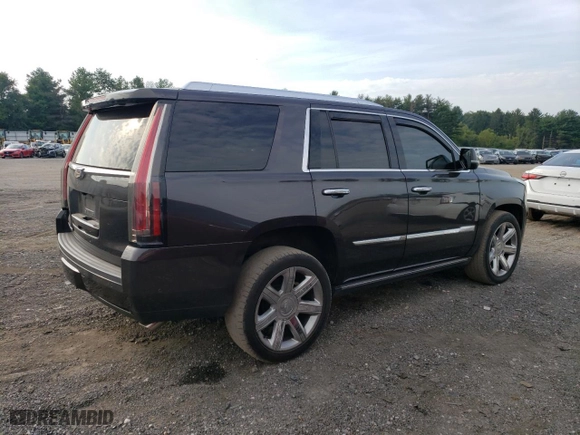 2017 Cadillac Escalade Platinum with VIN 1GYS4DKJ7HR139330, listed as a Copart auction lot 68416494 with 144,175 mi miles and Salvage Title. Bid and sale history available at carsss.com. Image 3.