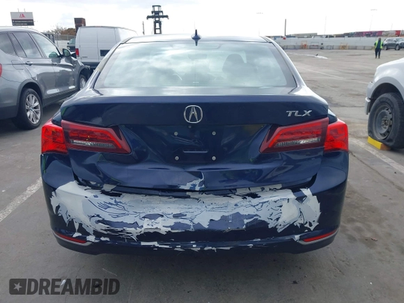 2015 Acura TLX Tech with VIN 19UUB1F51FA004938, listed as a IAAI auction lot 42083428 with 108,397 mi miles. Bid and sale history available at carsss.com. Image 16.