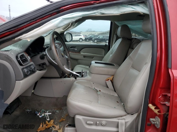 2013 Chevrolet Suburban LTZ with VIN 1GNSKKE7XDR235454, listed as a Copart auction lot 85671404 with 0 mi miles and Salvage Title. Bid and sale history available at carsss.com. Image 7.
