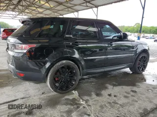 2014 Land Rover Range Rover Sport Supercharged with VIN SALWR2EFXEA318839, listed as a Copart auction lot 54145265 with 106,888 mi miles and Clean Title. Bid and sale history available at carsss.com. Image 3.