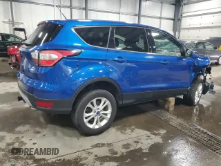 2017 Ford Escape SE with VIN 1FMCU9G99HUD41729, listed as a Copart auction lot 52117395 with 63,112 mi miles and Salvage Title. Bid and sale history available at carsss.com. Image 3.
