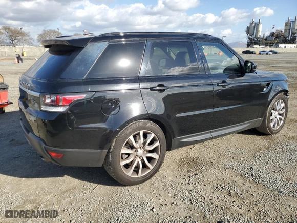 2016 Land Rover Range Rover Sport V6 HSE with VIN SALWR2VF8GA639619, listed as a Copart auction lot 48077455 with 89,213 mi miles and Salvage Title. Bid and sale history available at carsss.com. Image 3.