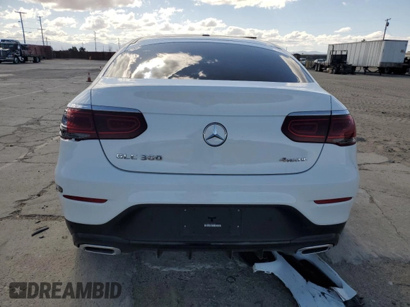 2021 Mercedes-Benz GLC with VIN W1N0J8EB6MG011810, listed as a Copart auction lot 78496484 with 0 mi miles and Salvage Title. Bid and sale history available at carsss.com. Image 6.