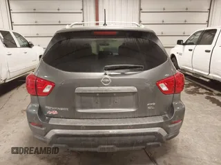 2017 Nissan Pathfinder SV with VIN 5N1DR2MM7HC676161, listed as a IAAI auction lot 41482112 with 105,639 mi miles. Bid and sale history available at carsss.com. Image 16.