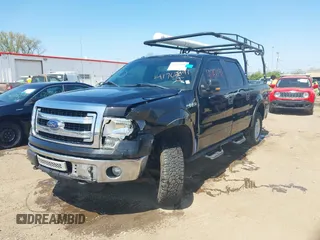 2014 Ford F-150 XL with VIN 1FTFW1EF0EFC98677, listed as a IAAI auction lot 41762191 with 212,626 mi miles. Bid and sale history available at carsss.com. Image 6.