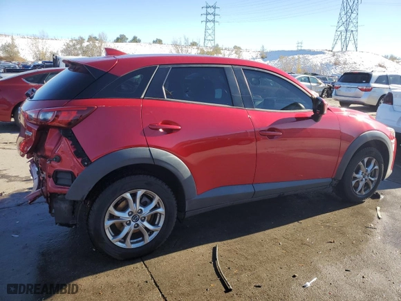 2017 Mazda CX-3 Sport with VIN JM1DKFB73H0161396, listed as a Copart auction lot 79972614 with 90,221 mi miles and Salvage Title. Bid and sale history available at carsss.com. Image 3.