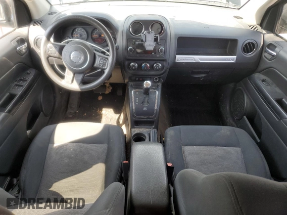 2015 Jeep Compass Sport with VIN 1C4NJDBB5FD130589, listed as a Copart auction lot 55213215 with 190,294 mi miles and Clean Title. Bid and sale history available at carsss.com. Image 8.