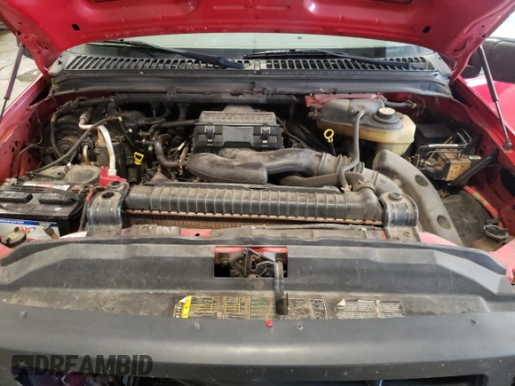 2005 Ford F-250 XL with VIN 1FTNF20565EA93144, listed as a Copart auction lot 62291085 with 131,720 mi miles and Salvage title. Bid and sale history available at DreamBid. Image 11.