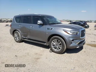 2020 Infiniti QX80 LUXE with VIN JN8AZ2NE0L9255617, listed as a Copart auction lot 44956023 with 68,286 mi miles. Bid and sale history available at carsss.com. Image 4.