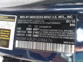 2015 Mercedes-Benz C 300 z VIN 55SWF4JB2FU088476, wystawiony jako IAAI lot #41913454 z przebiegiem 145 179 mil mil oraz . Historia ofert i sprzedaży dostępna na DreamBid. Obrazek 9.