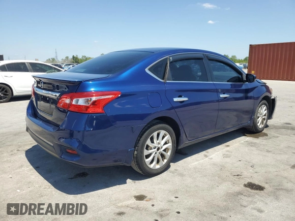 2017 Nissan Sentra S with VIN 3N1AB7AP5HY338467, listed as a Copart auction lot 52025745 with 164,890 mi miles and Salvage title. Bid and sale history available at DreamBid. Image 3.