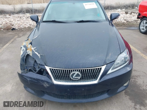 2009 Lexus IS with VIN JTHCK262495034890, listed as a IAAI auction lot 41778120 with 191,758 mi miles. Bid and sale history available at carsss.com. Image 12.