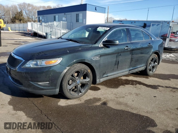 2010 Ford Taurus SHO with VIN 1FAHP2KT6AG153644, listed as a Copart auction lot 42952425 with 124,928 mi miles and Salvage title. Bid and sale history available at DreamBid. Image 1.