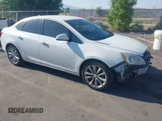 2014 Buick Verano Convenience Group with VIN 1G4PR5SKXE4117421, listed as a IAAI auction lot 42605883 with 211,831 mi miles and . Bid and sale history available at DreamBid. Image 1.