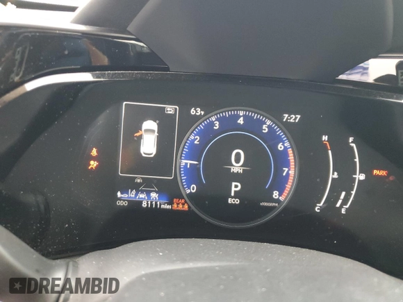 2024 Lexus NX with VIN 2T2AGCEZ4RC047183, listed as a Copart auction lot 72563184 with 8,111 mi miles and Salvage Title. Bid and sale history available at carsss.com. Image 9.