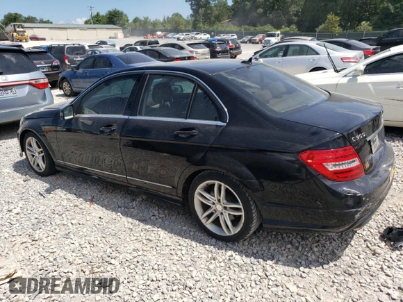 2012 Mercedes-Benz C 300 Sport with VIN WDDGF8BB2CR202340, listed as a Copart auction lot 63282835 with 111,000 mi miles and Salvage title. Bid and sale history available at DreamBid. Image 2.