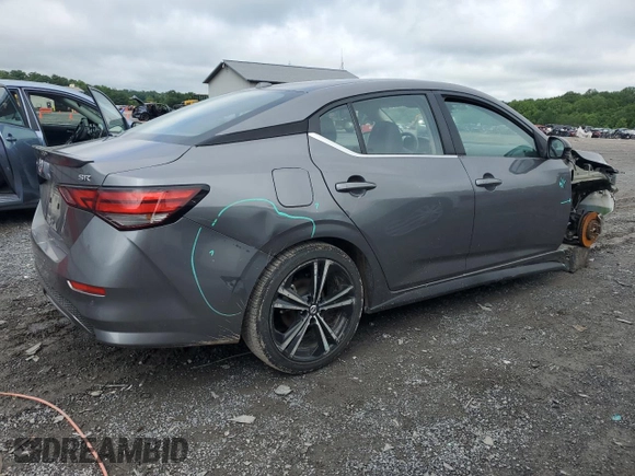 2021 Nissan Sentra SR z VIN 3N1AB8DV9MY209190, wystawiony jako Copart lot #57677395 z przebiegiem 43 950 mil mil oraz Szkoda całkowita • Salvage title. Historia ofert i sprzedaży dostępna na DreamBid. Obrazek 3.