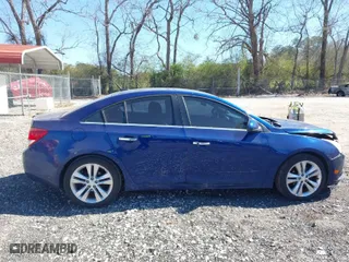 2012 Chevrolet Cruze LTZ with VIN 1G1PH5SC9C7334835, listed as a IAAI auction lot 41856465 with 160,000 mi miles. Bid and sale history available at carsss.com. Image 12.